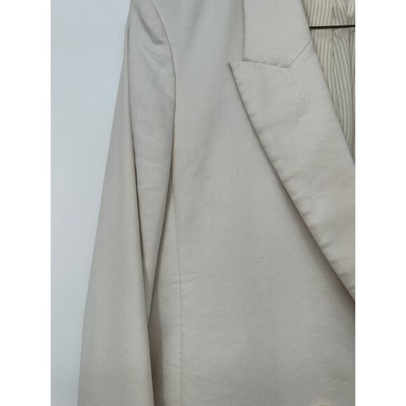 Veronica Beard | Cream Double-Breasted Blazer - Picture 8 of 11